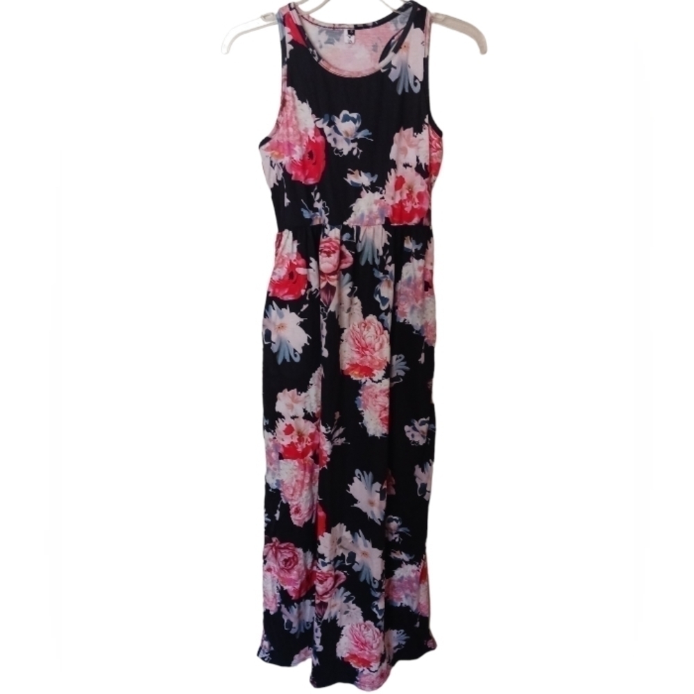 Floral Racerback Maxi - Picture 3 of 4